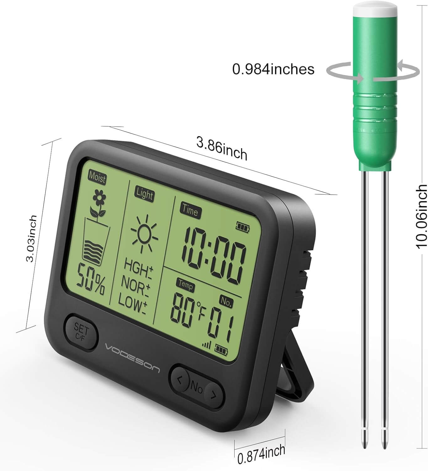 Soil thermometer